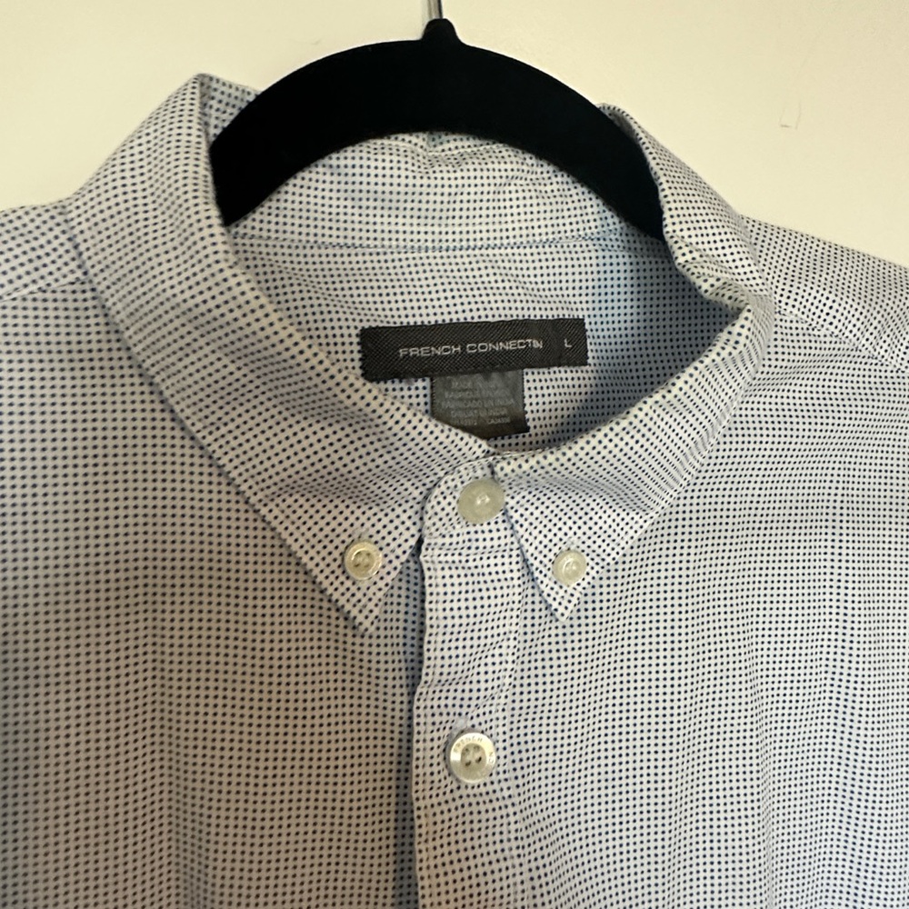 French Connection Men’s Short Sleeve Shirt Size Large